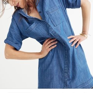 short sleeve jean dress